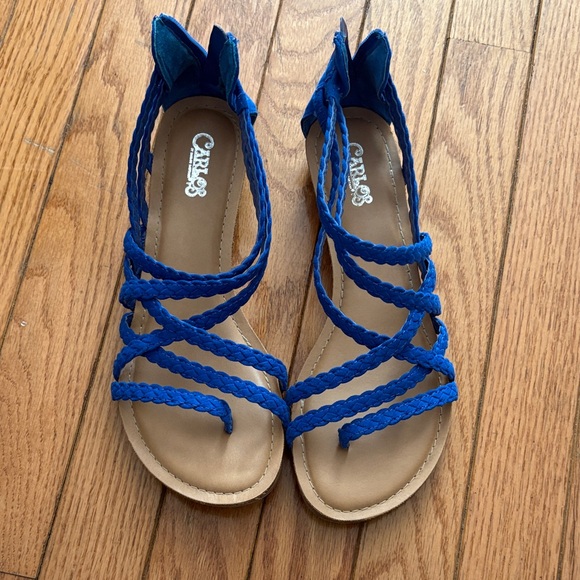 Carlos by Carlos Santana Shoes - Carlos by Carlos Santana Navy Braided Sandals
Comes in original box